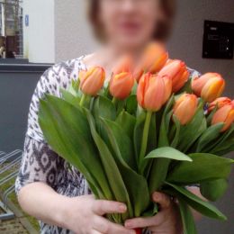 Ziedu piegāde uz  pilsētu. Atskaite Nr. 256