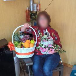 Ziedu piegāde uz  pilsētu. Atskaite Nr. 266