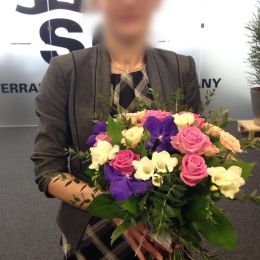 Ziedu piegāde uz  pilsētu. Atskaite Nr. 324