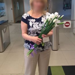 Ziedu piegāde uz  pilsētu. Atskaite Nr. 366