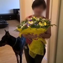 Ziedu piegāde uz  pilsētu. Atskaite Nr. 385