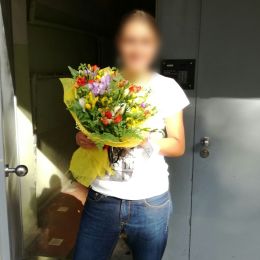 Ziedu piegāde uz  pilsētu. Atskaite Nr. 403