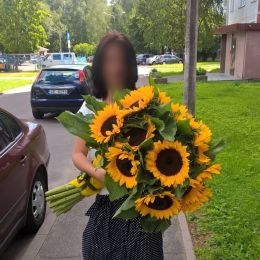 Ziedu piegāde uz  pilsētu. Atskaite Nr. 412