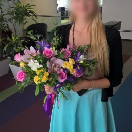 Ziedu piegāde uz  pilsētu. Atskaite Nr. 416