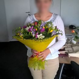 Ziedu piegāde uz  pilsētu. Atskaite Nr. 437