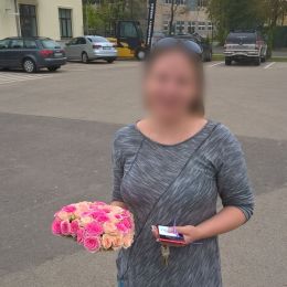 Ziedu piegāde uz  pilsētu. Atskaite Nr. 475