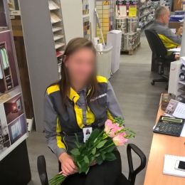 Ziedu piegāde uz  pilsētu. Atskaite Nr. 506