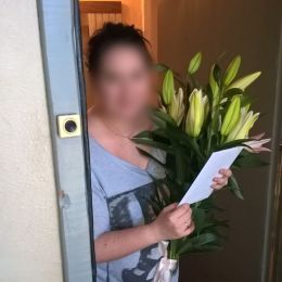 Ziedu piegāde uz  pilsētu. Atskaite Nr. 525