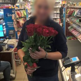 Ziedu piegāde uz  pilsētu. Atskaite Nr. 536