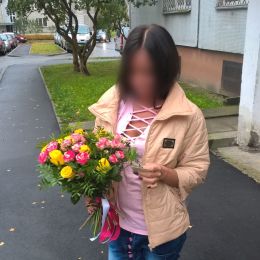 Ziedu piegāde uz  pilsētu. Atskaite Nr. 545