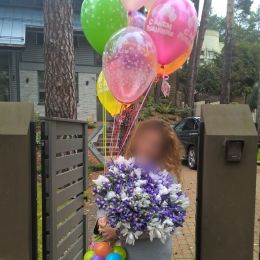 Ziedu piegāde uz  pilsētu. Atskaite Nr. 553