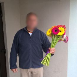 Ziedu piegāde uz  pilsētu. Atskaite Nr. 592