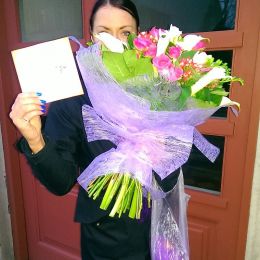 Ziedu piegāde uz  pilsētu. Atskaite Nr. 708