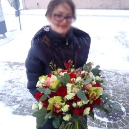 Ziedu piegāde uz  pilsētu. Atskaite Nr. 1026