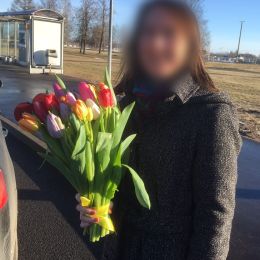 Ziedu piegāde uz  pilsētu. Atskaite Nr. 962