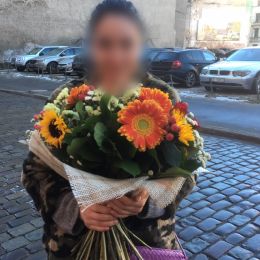 Ziedu piegāde uz  pilsētu. Atskaite Nr. 965