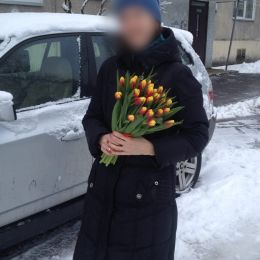 Ziedu piegāde uz  pilsētu. Atskaite Nr. 1199