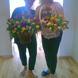 Ziedu piegāde uz  pilsētu. Atskaite Nr. 1221