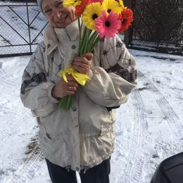 Ziedu piegāde uz  pilsētu. Atskaite Nr. 1228