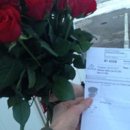 Ziedu piegāde uz  pilsētu. Atskaite Nr. 1280