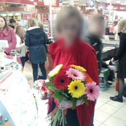 Ziedu piegāde uz  pilsētu. Atskaite Nr. 1386