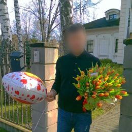 Ziedu piegāde uz  pilsētu. Atskaite Nr. 1398