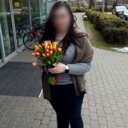 Ziedu piegāde uz  pilsētu. Atskaite Nr. 1427