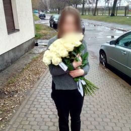 Ziedu piegāde uz  pilsētu. Atskaite Nr. 1458