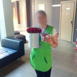 Ziedu piegāde uz  pilsētu. Atskaite Nr. 1484