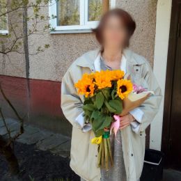 Ziedu piegāde uz  pilsētu. Atskaite Nr. 1509