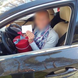 Ziedu piegāde uz  pilsētu. Atskaite Nr. 1513