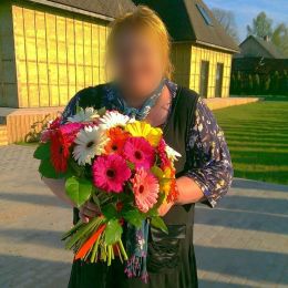 Ziedu piegāde uz  pilsētu. Atskaite Nr. 1549