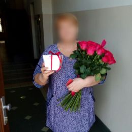 Ziedu piegāde uz  pilsētu. Atskaite Nr. 1562