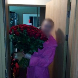 Ziedu piegāde uz  pilsētu. Atskaite Nr. 1565