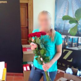 Ziedu piegāde uz  pilsētu. Atskaite Nr. 1583