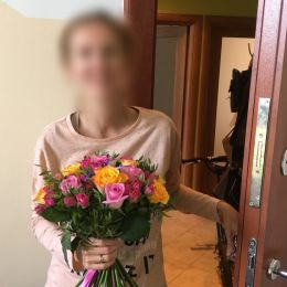 Ziedu piegāde uz  pilsētu. Atskaite Nr. 1661