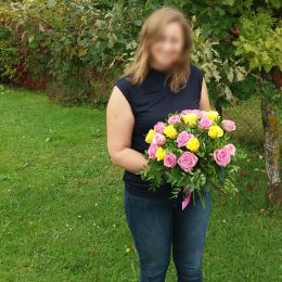 Ziedu piegāde uz  pilsētu. Atskaite Nr. 1732