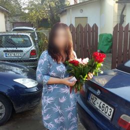 Ziedu piegāde uz  pilsētu. Atskaite Nr. 1755