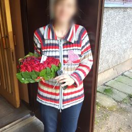 Ziedu piegāde uz  pilsētu. Atskaite Nr. 1756