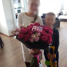 Ziedu piegāde uz  pilsētu. Atskaite Nr. 1777