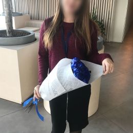 Ziedu piegāde uz  pilsētu. Atskaite Nr. 1807