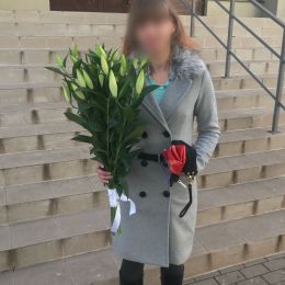 Ziedu piegāde uz  pilsētu. Atskaite Nr. 1808