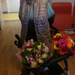 Ziedu piegāde uz  pilsētu. Atskaite Nr. 1844