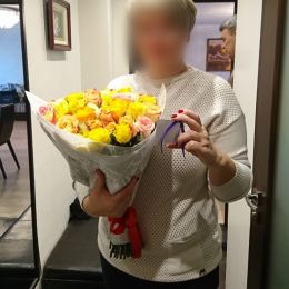 Ziedu piegāde uz  pilsētu. Atskaite Nr. 1989