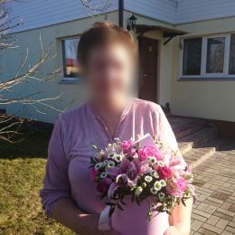 Ziedu piegāde uz Carnikava pilsētu. Atskaite Nr. 2342