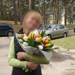 Ziedu piegāde uz Ādaži pilsētu. Atskaite Nr. 2386