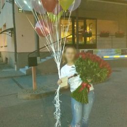 Ziedu piegāde uz  pilsētu. Atskaite Nr. 2626