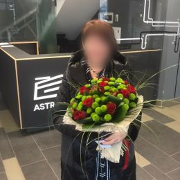 Ziedu piegāde uz Rīga pilsētu. Atskaite Nr. 2744