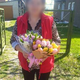 Ziedu piegāde uz Engure pilsētu. Atskaite Nr. 3224