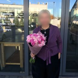 Ziedu piegāde uz Rīga pilsētu. Atskaite Nr. 3563